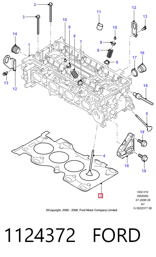 Empaque de culata Ford Maverick II