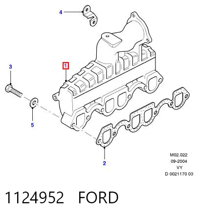 Colector de admisión para Ford Galaxy WGR