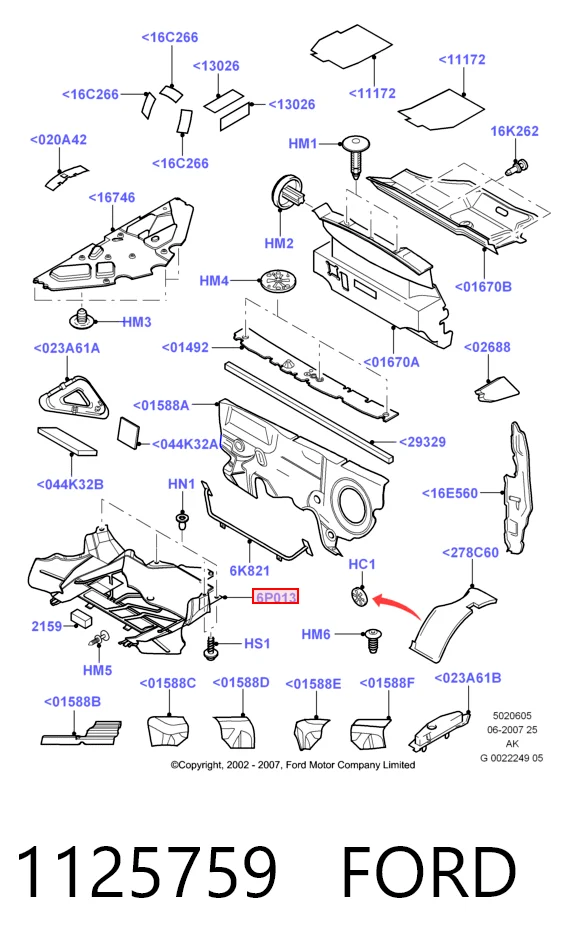 Comprar Protección de cárter Ford Focus I DFW a bajo precio