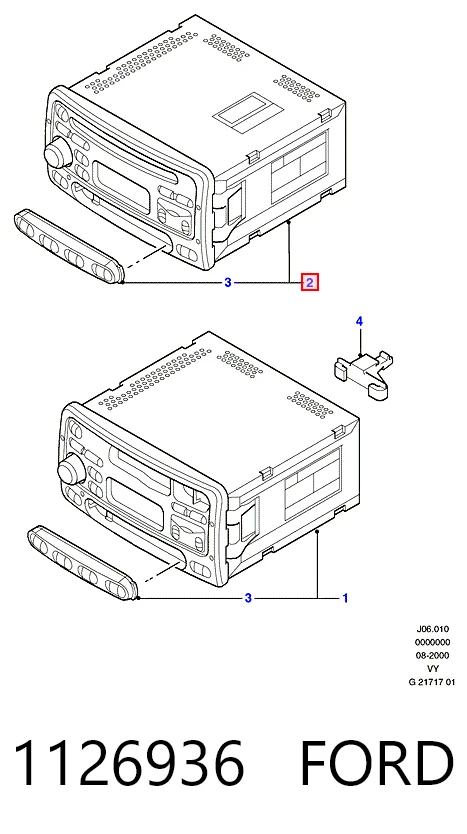 Radio para Ford Galaxy WGR