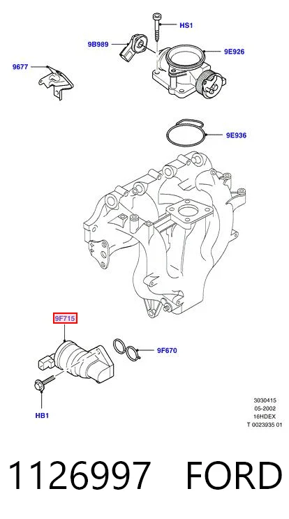 Regulador de ralentí para Ford Escape  
