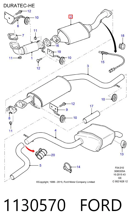 Comprar Convertidor catalítico Mondeo III B5Y