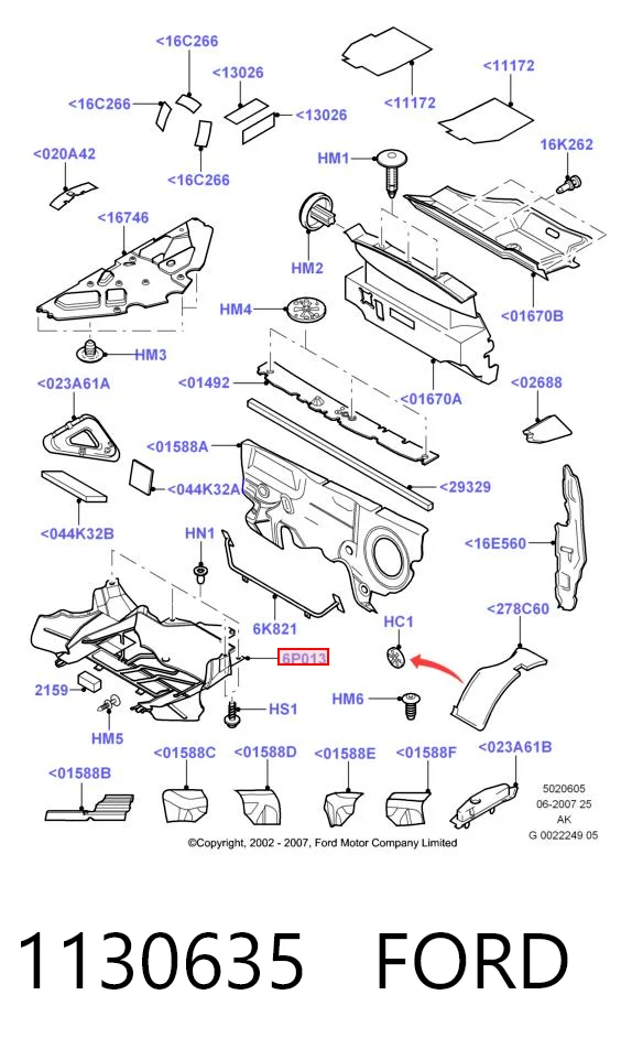 Protección motor / empotramiento para Ford Focus DFW