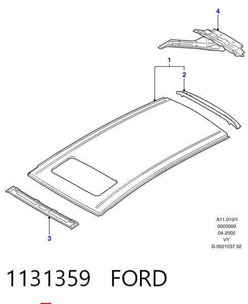 Techo interior para Ford Galaxy WGR