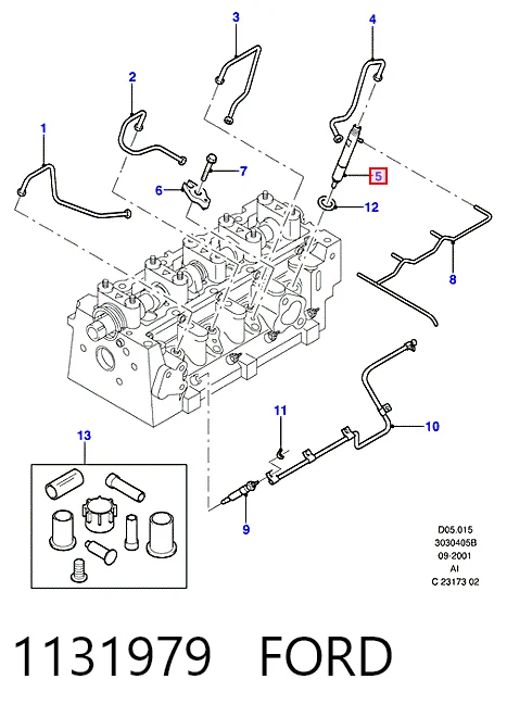 R02201Z Lizarte Inyector de combustible