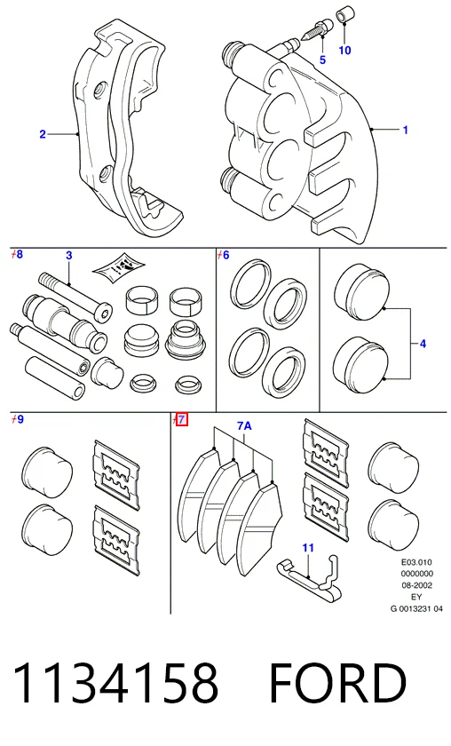Pastillas freno delanteras Ford Transit  desde 29,93 €