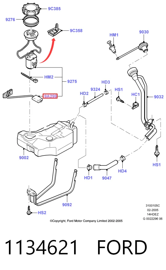Aforador para Ford Focus DFW
