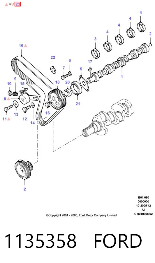 Comprar Kit de correa de distribución Ford Transit  E a bajo precio