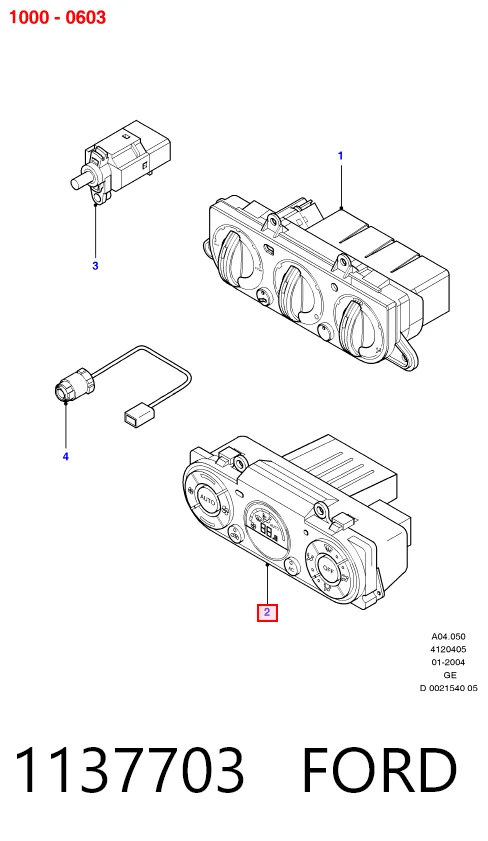Comprar Unidad de control aire acondicionado Ford Mondeo III B4Y