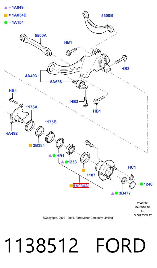 Comprar Cubo trasero Ford Focus I DFW a bajo precio