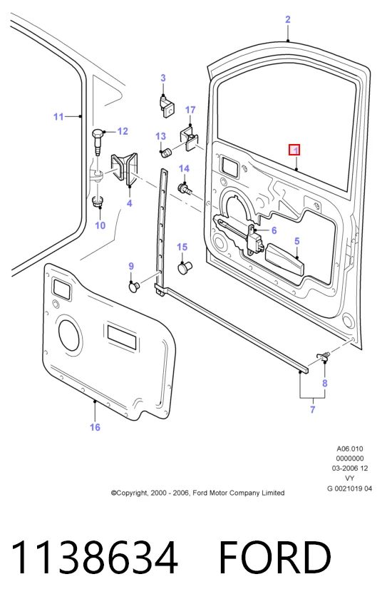 Comprar Puerta delantera izquierda Ford Galaxy I VY WGR