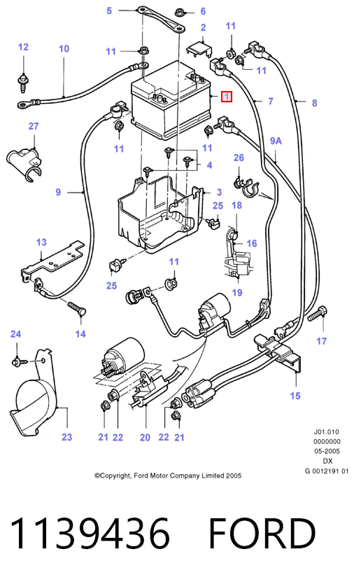Batería D54 Varta
