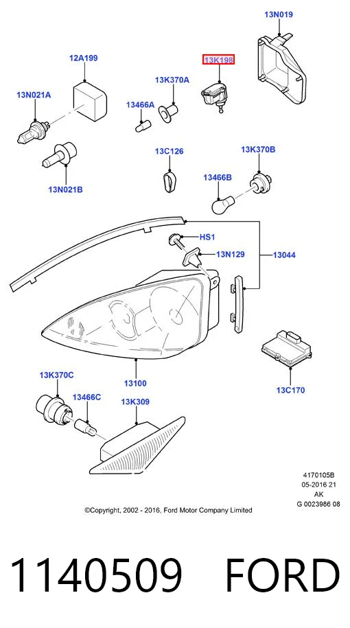 Elemento de regulación del alcance de faros Skoda Fabia I (6Y5)