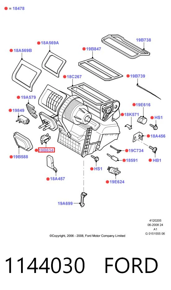 Comprar Actuador de compuerta de calefacción Ford Fiesta V JH, JD a bajo precio