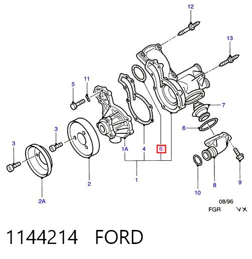 Junta termostato para Audi TT  8N9