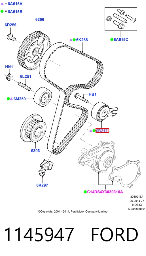 Rodillo tensor cadena Citroen C4  monovolumen comprar en España