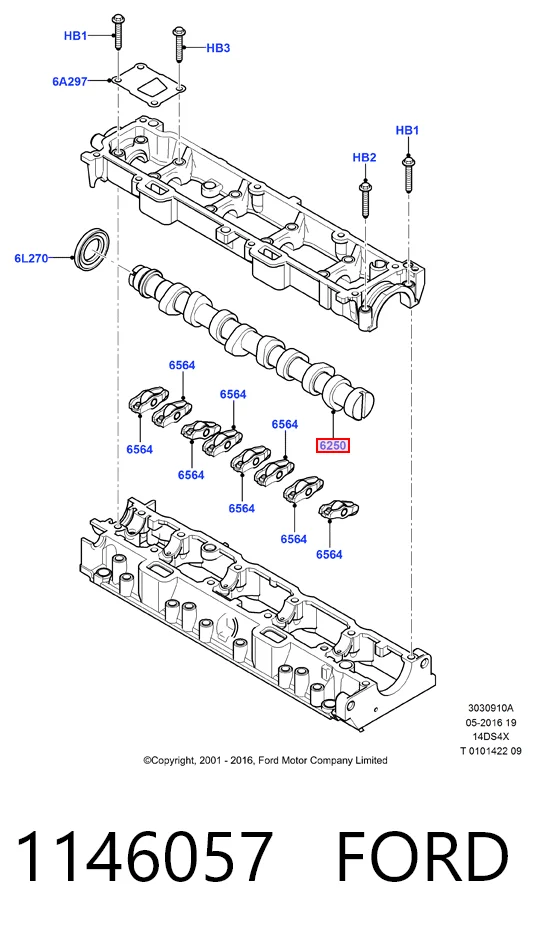 Árboles de levas para Ford Fiesta JH, JD