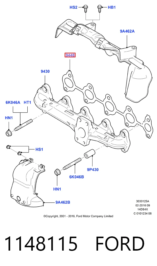 Junta colector escape Citroen Berlingo furgoneta (M) (1996 - 2008) precio, desde 8,39 EUR