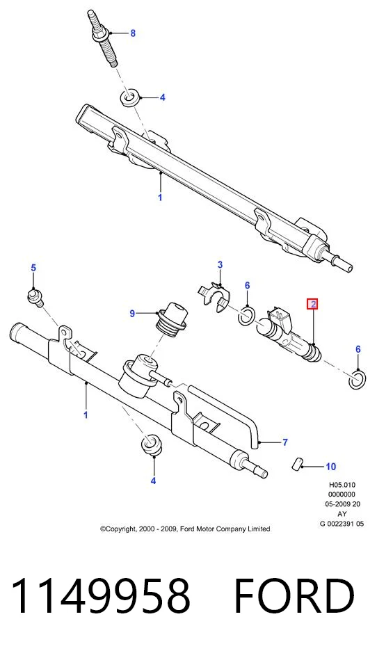 Inyector FEI0051 Magneti Marelli