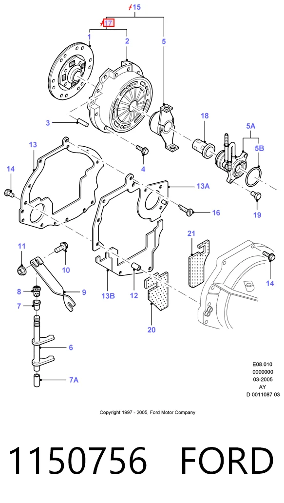  Embrague Ford Mondeo 1