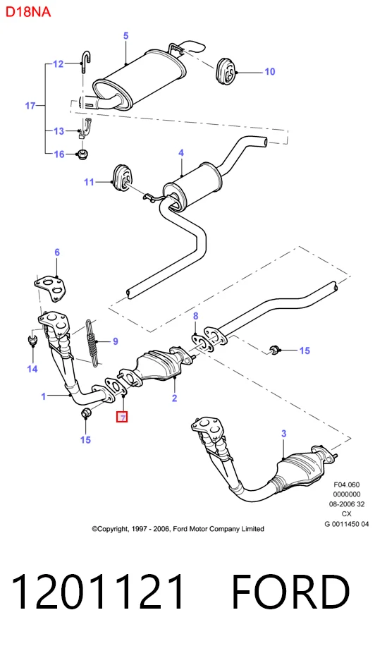 Junta de tubo de escape Land Rover CRC9328EVA precio, desde 2,93 EUR