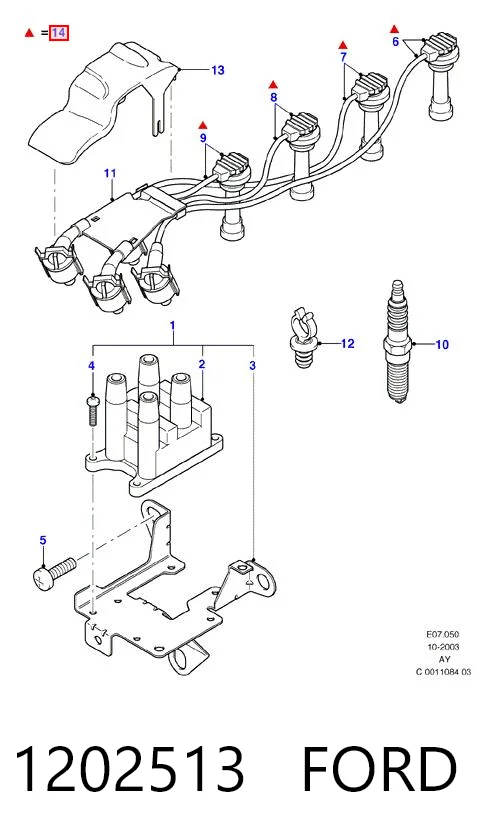 Cables de encendido para Ford Mondeo I (BNP)