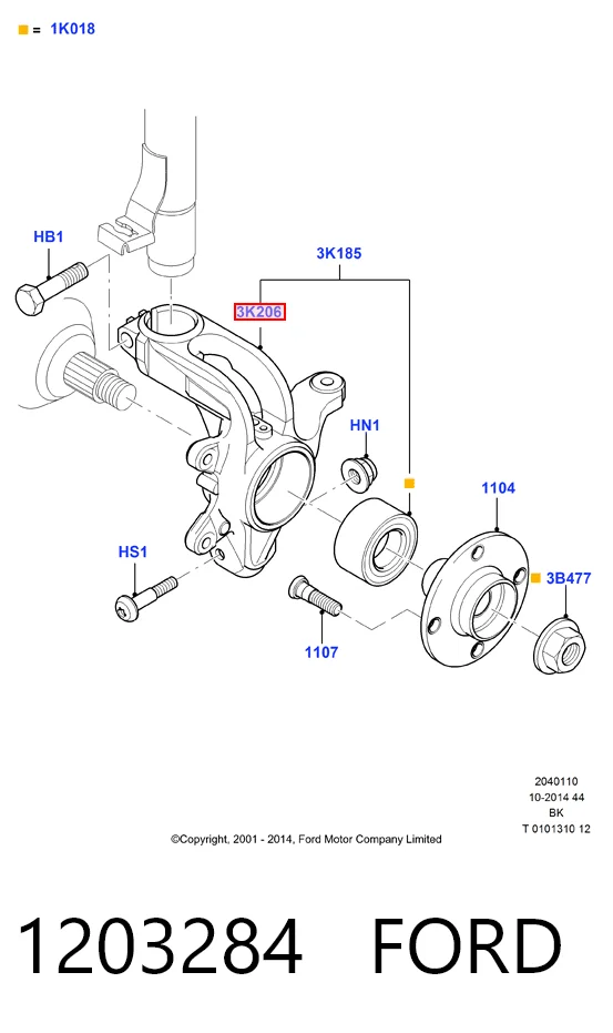 1203284 Ford