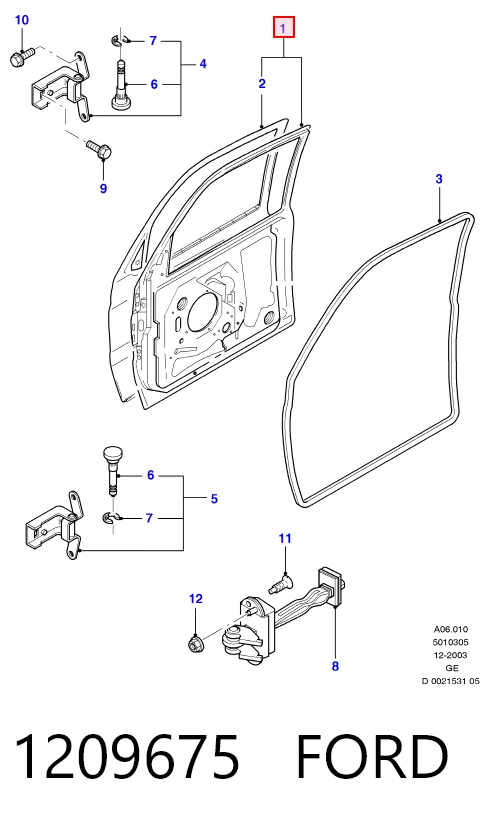 Comprar Puerta delantera izquierda Ford Mondeo III B4Y