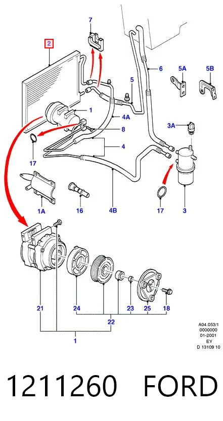 Comprar Condensador de aire acondicionado Transit  E