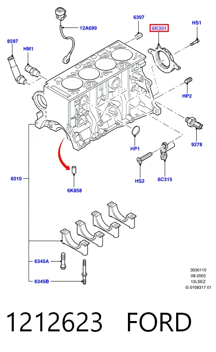 Retén del cigüeñal Ford Ka hatchback (RBT) (1996 - 2008) precio, desde 46,45 EUR