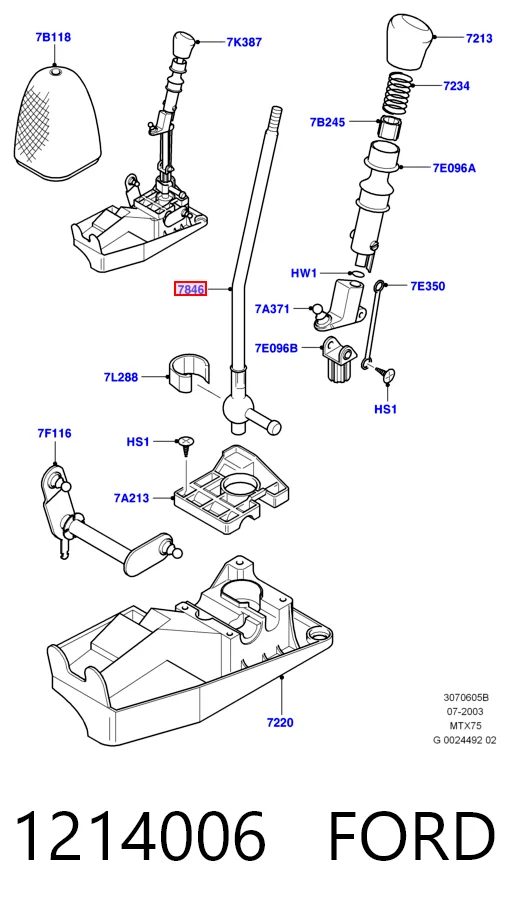 Comprar Palanca de cambios Ford Focus I DFW a bajo precio