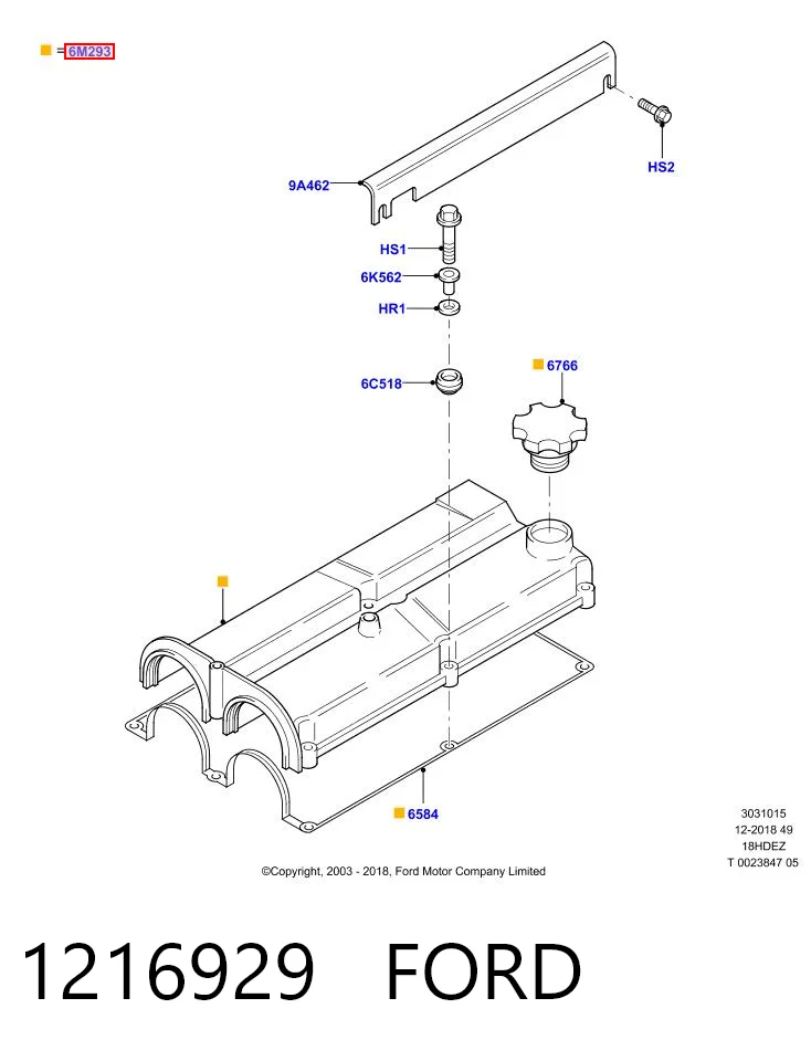 Tapa de balancines para Ford Focus DFW