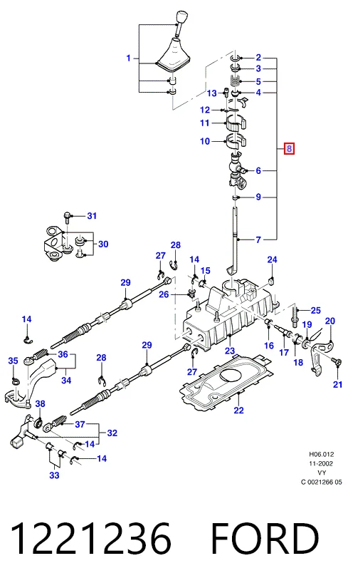 Comprar Palanca de cambios Ford Galaxy WGR a bajo precio