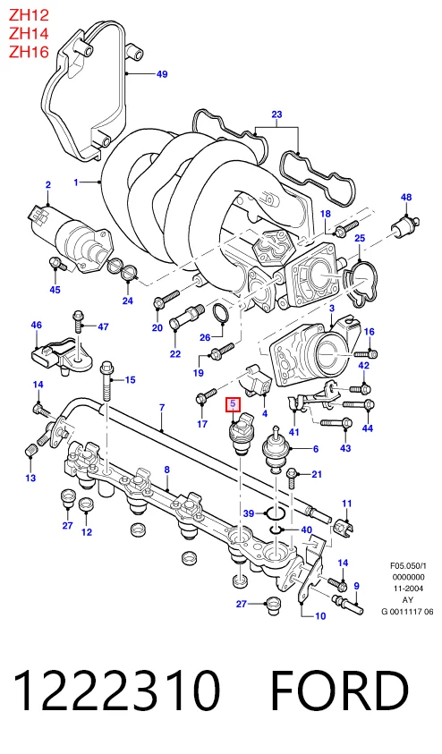 Inyectores Ford Fiesta Mk4 hatchback (JAS, JBS) (1996 - 2002) precio, desde 33,40 EUR