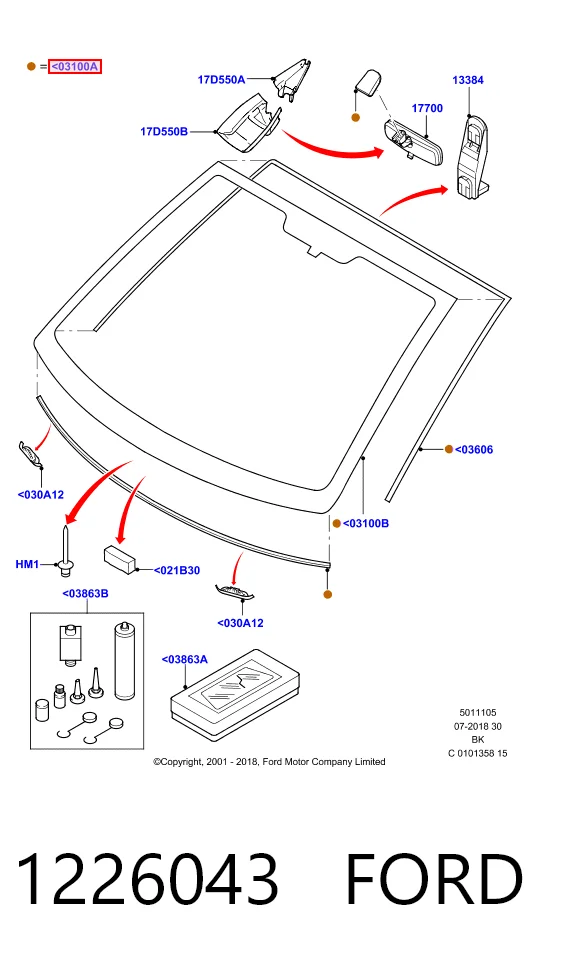 Comprar Parabrisas Ford Fiesta Mk5 JH, JD
