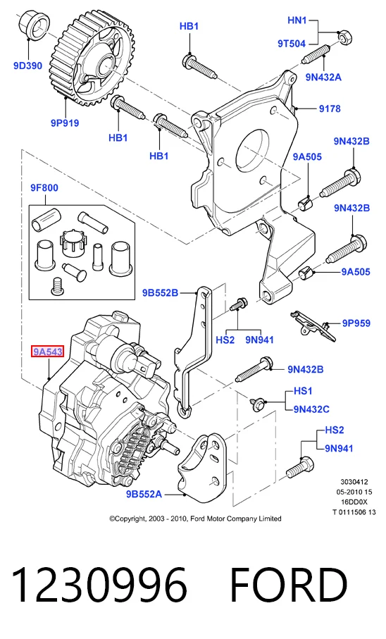 Bomba de inyección para Mazda 3  BK12