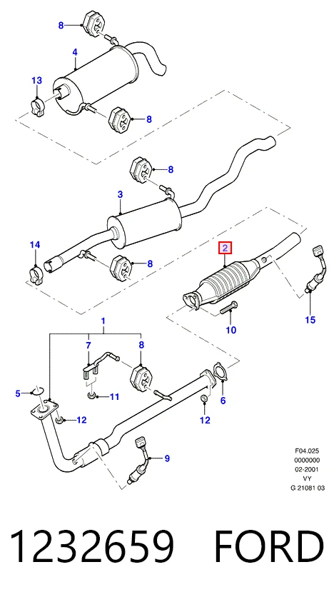 Catalizador Ford Galaxy I VY monovolumen (WGR) (2000 - 2006) precio, desde 231,18 EUR