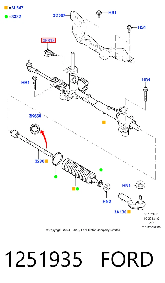  Sensor angulo de giro Ford Focus 2