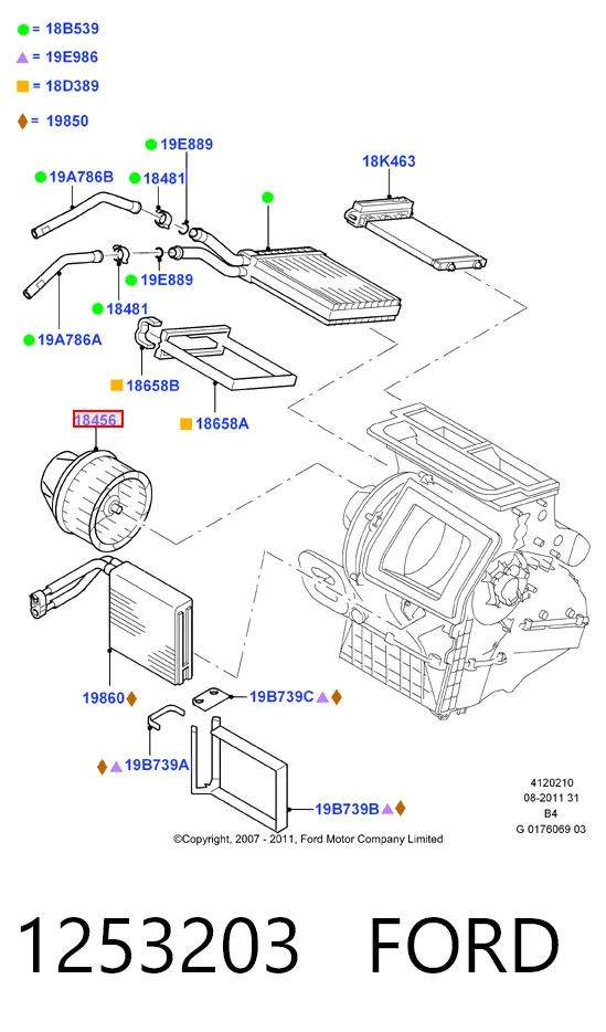 Comprar Ventilador habitáculo Volvo C30  M