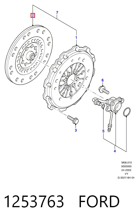 Embrague de disco Ford Galaxy I VY