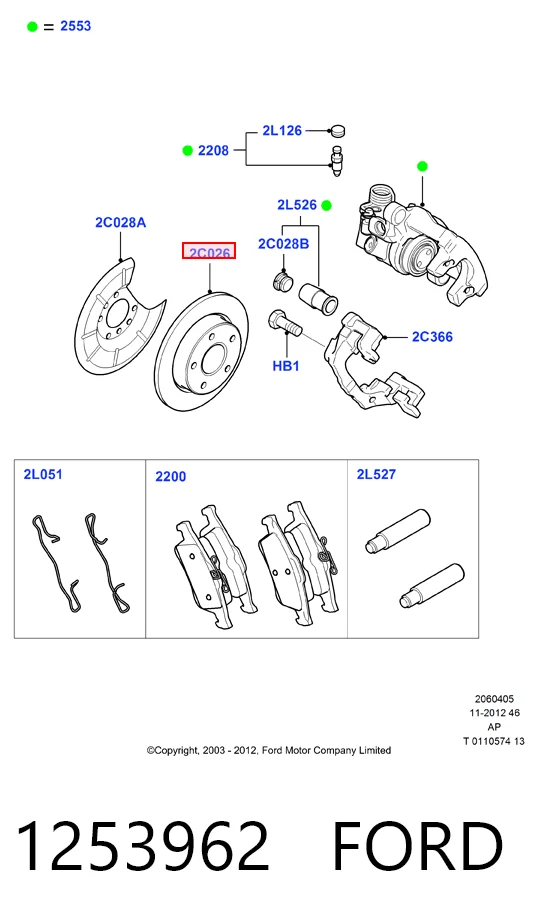 1253962 Ford