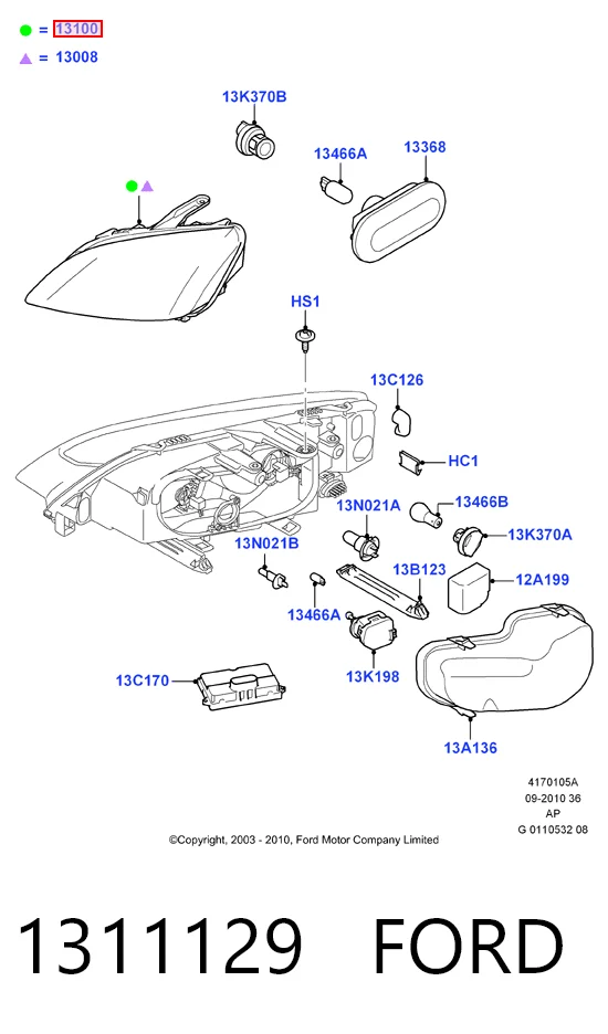 1311129 Ford