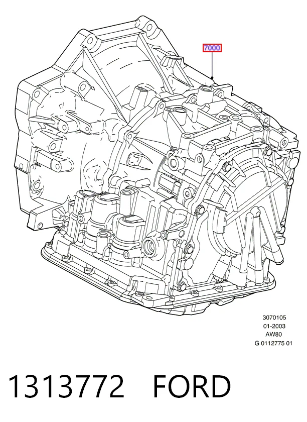 Transmisión automática Ford Fiesta V (2001-2008)