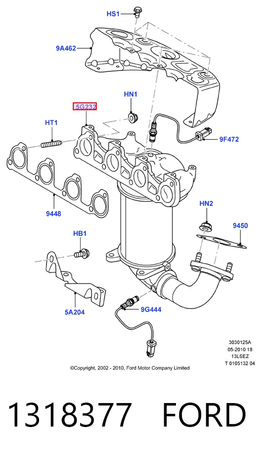  Catalizador Mazda 2 1
