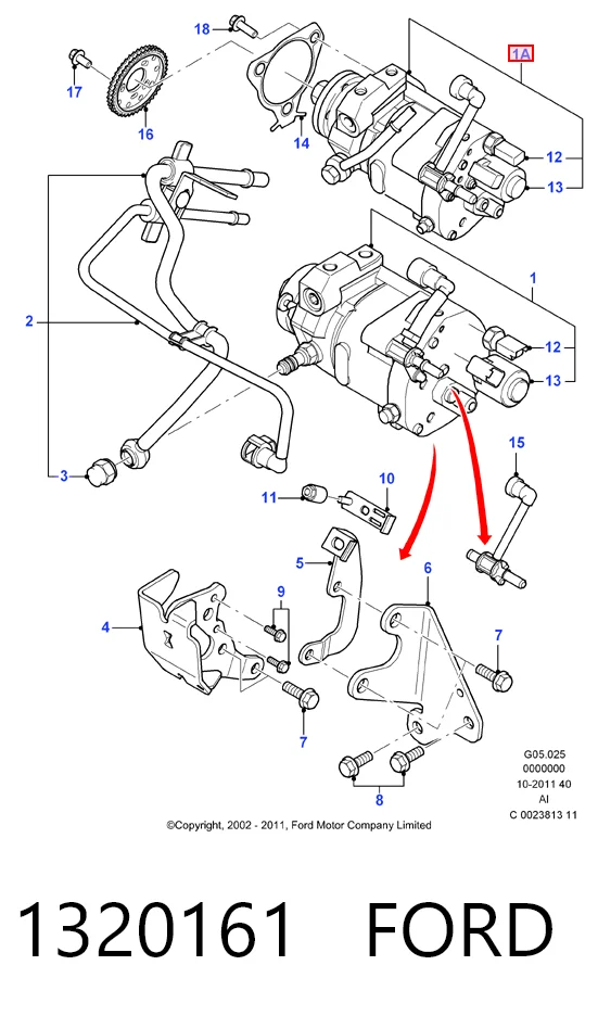  Bomba inyectora Ford Transit 5