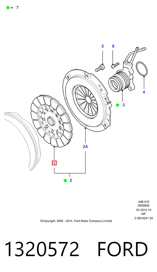 Disco de embrague Ford Mondeo II sedán (BFP) (1996 - 2000) precio, desde 54,98 EUR