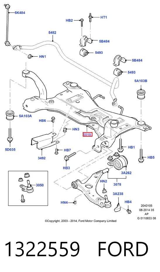 Comprar Puente delantero Ford Focus II DA, HCP, DP