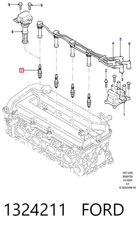 Bujía para Opel Kadett 31-34, 41-44