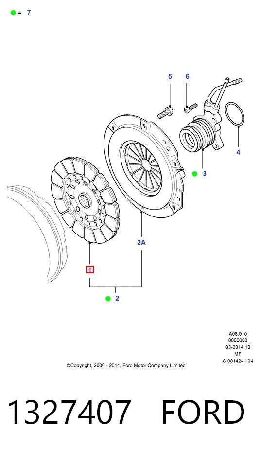 Comprar Disco de embrague Ford Mondeo II BFP