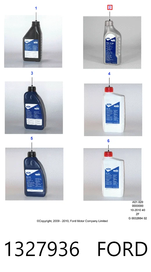 Aceite de transmisión 1327936 FORD